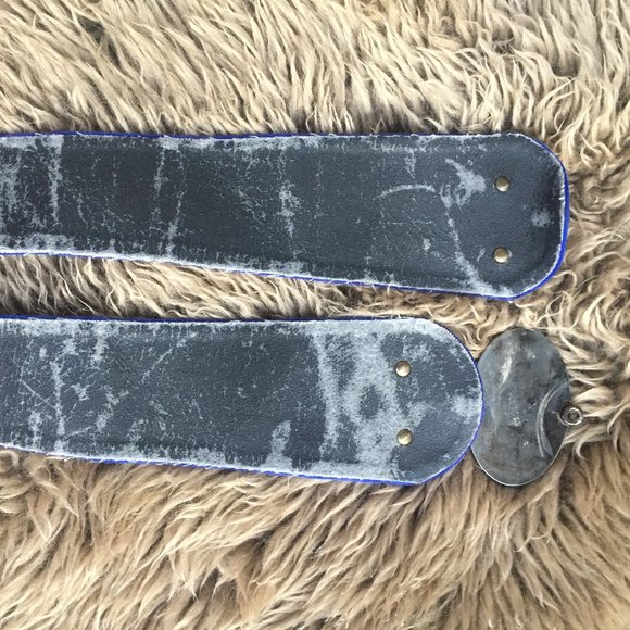 Vintage Caleche blue 'wonder woman' adustable belt - 38" - Picture 8 of 9